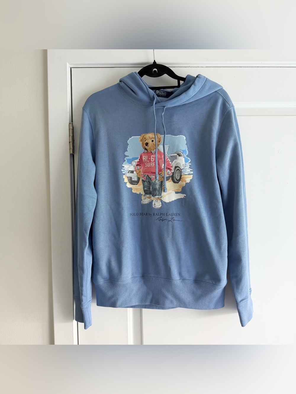 Polo Ralph Lauren Light Blue Beach Bear Hoodie
